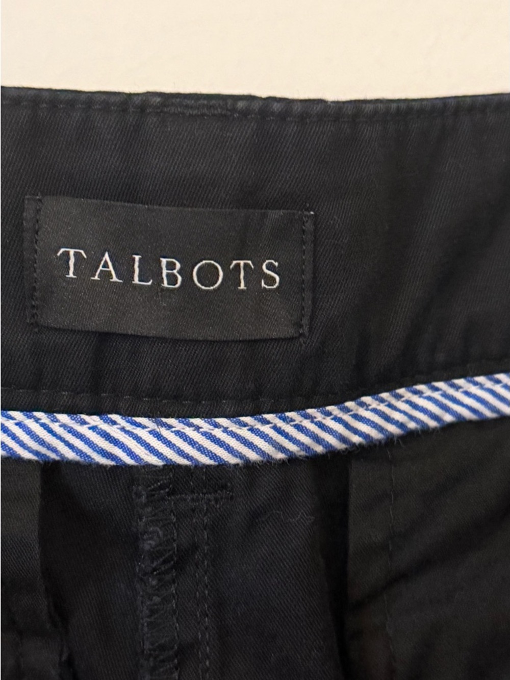 Talbots Black Casual Chino Shorts - Picture 4 of 4